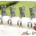 thumbnail image 2 of Beach Towel Clips Clamps Stainless Steel 10 Pack 4.3 Inch Large Heavy Duty Metal Clothespins Peg Jumbo Size, Windproof Clips Clothes Pin Hanger for Lounge Cruise Pool Boat Blanket, 2 of 7