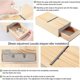 thumbnail image 4 of Soap Cutter Drawer Box Wooden Soap Beveler Planer Soap Trimming Tool For Diy Craft Handmade Soap And Candles Making Cutting Tools, 4 of 5