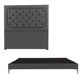 thumbnail image 1 of Box Base Cama Slim King Size+Cabecera Mary Gris Oscuro, 1 of 8