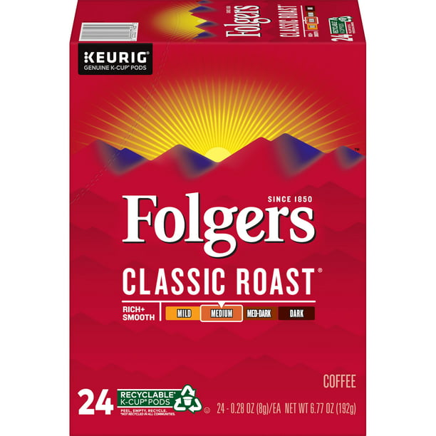 folgers k cups classic roast 100 count