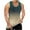 Khaki, variant on Turilly New Fashion Casual Men's Summer Floral Camisole Print Sport Round-Neck Tank