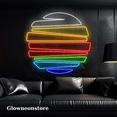 thumbnail image 3 of Glowneon Sunrise Rainbow Neon Sign,Sunset Rainbow Led Light Decor, 3 of 4
