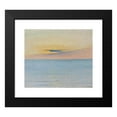 thumbnail image 2 of August Hagborg 17x15 Black Modern Framed Museum Art Print Titled - Sea in Sunset, 2 of 5