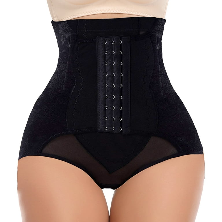 QRIC Shapewear Bodysuit for Women Tummy Control Butt Lifter Panty Hi-Waist  Trainer Stomach Body Shaper Slimming Girdles