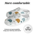 thumbnail image 6 of KLL Cute Doodle Turtles Pattern Adult Unisex Cozy Slippers,Fuzzy Slip-on Slippers TPR Sole Slippers Comfort Plush Home Footwear for Indoor & Outdoor-39/40, 6 of 7