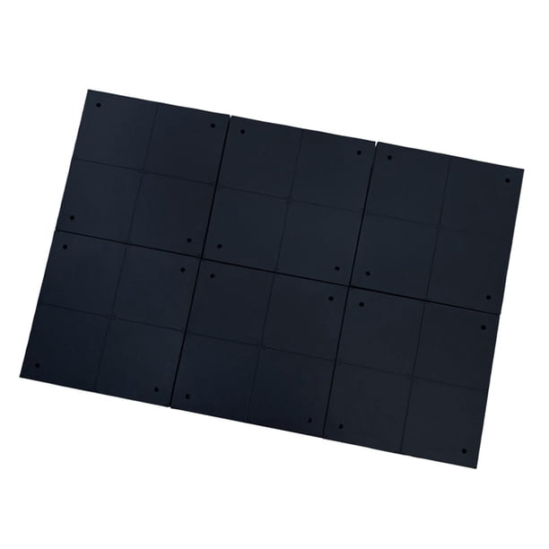 6 piezas de placa base para construcción, placa negra para maquetas de hobby, marco para maquetas de bricolaje Estilo A