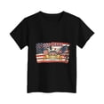 thumbnail image 4 of mgoYE 250 Years 1776-2026 250th Birthday Eagle T-Shirt for Celebrate 250th Anniversary of America Patriotic Tee 250 Short-Sleeved Top for Girls Boys 250th Anniversary Flag Tee(Black,11-12 Years), 4 of 4