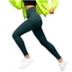 thumbnail image 1 of Pantalones de yoga para mujer, ajustados, de cintura alta, con realce de cadera, a rayas, con rosca, para uso externo., 1 of 8