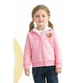 thumbnail image 2 of Younger Tree Baby Girl Hoodie Clothes Fall Winter Long Sleeve Zip Fleece Jacket Coat with Pocket for 4-5T, 2 of 7