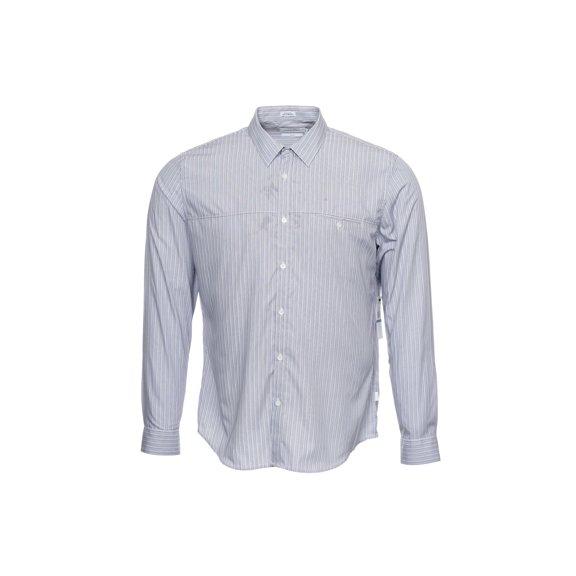 Calvin Klein Light Purple Striped Button Down Shirt Sport , Size XLarge