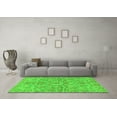 thumbnail image 3 of Ahgly Company Indoor Round Abstract Green Modern Area Rugs, 5' Round, 3 of 4