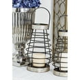 thumbnail image 2 of DecMode 10"W, 15"H Farmhouse Metal Lantern, Grey, 1 - Piece, 2 of 6