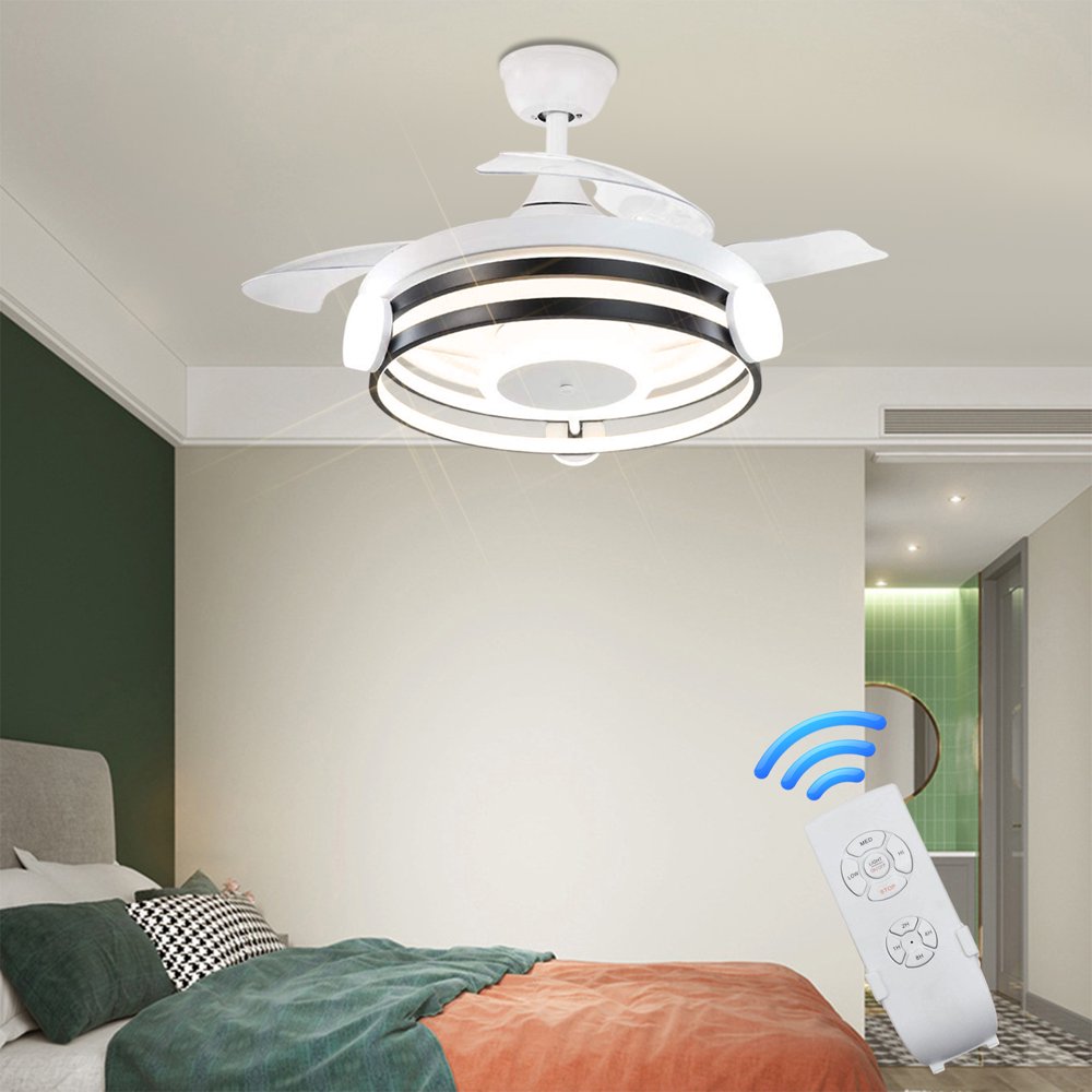 Cwcwfhzh 42" Bladeless Ceiling Fan with Light Remote