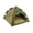 Army Green - M, variant on Outdoor Pet Houses & Dog Tents - Semi-Enclosed, Washable With Detachable Cover & Cushion, All-Weather Cotton Material - For Cats & Dogs, Indoor/Outdoor Use, Play & Gifting,