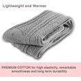 thumbnail image 5 of Meso Big Girl's Women's 2 Pairs Awesome Thigh High Cotton Socks, Comfortable, Soft and Super Durable M1025 6-9 2p-12 (Black+Dark Grey), 5 of 7