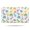 White, variant on White Cartoon Colorful Dinosaurs Pattern Bathroom Rugs Mat,Non Slip Microfiber Bathroom Rug,Rubber Backing,Soft Bathroom Mats for Bathroom Floor,Tub and Shower,17x27in(43x68cm)