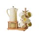 thumbnail image 1 of Taza de agua de cerámica, juego de agua, caja de regalo, taza de té, juego de té for sala de estar, hervidor frío, juego de té de flores, juego de café for el hogar, 1 of 5