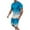 Blue, variant on VBTAPA Men's Short Sleeve Tracksuit Big and Tall T Shirt and Shorts Set Gradient Print Two Piece Casual Sports Outfits with Pockets Limited Time Sales Blue XXL