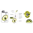 thumbnail image 2 of Komelon MK45M Roue de Mesure Haute Visibilité, Diamètre 14,3 Pouces, Jaune, 2 of 2