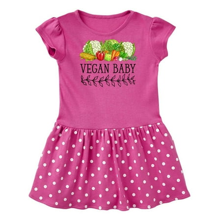 

Inktastic Vegan Baby Vegetables Gift Baby Girl Dress