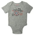 thumbnail image 3 of Marvel Avengers Spider-Man Iron Man Captain America 5 Pack Bodysuits Newborn to Infant, 3 of 5