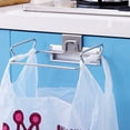 thumbnail image 6 of Mdesiwst Stainless Steel Trash Bag Holder for Kitchen Cabinets Doors and Cupboards, Over the Cabinet Metal Wire Garbage Container, 6 of 7