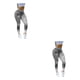 thumbnail image 2 of Minnieouse Leggings deportivos, pantalones de Yoga, ropa de gimnasio, ropa para trotar, mallas de cintura, ropa para correr, elasticidad al aire Type3 NO3, 2 of 6