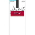 thumbnail image 3 of Hanes Alive Full Support Sheer Knee Highs, 2-Pack Jet ONE SIZE Women's, 3 of 4