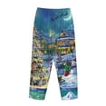 thumbnail image 5 of Sigee Christmas Tree Print Women's Soft Pajama Pants - Breathable and Comfortable Lounge Sleep Bottoms with Elastic Waistband and Pockets-XX-Large, 5 of 9