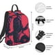 thumbnail image 2 of Balery Rock Skull Guitarist Mochila ligera para hombre y mujer: duradera e impermeable, ideal para la escuela, el trabajo, viajes y uso diario., 2 of 7
