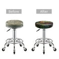 thumbnail image 5 of Hirioo Charming Garden Patio for Round Bar Stool Seat Covers Washable Stool Cushion Slipcover Elastic Bar Chair Covers for 12-14 Inch Chair-13 inch, 5 of 7