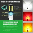 thumbnail image 6 of Alla Lighting WT21W LED Bulbs, Super Bright Back-Up Reveres Lights Bulbs Backup Light Replacement 12V 6000K Xenon White for 2021- Ford F150 2022- Maverick, 6 of 10