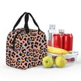 thumbnail image 3 of Kdxio Leopard Print Insulated Lunch Bag,Reusable Tote Lunch Box for Women Men,Leakproof Cooler Lunch Bags for Work Office Travel Picnic, 3 of 6