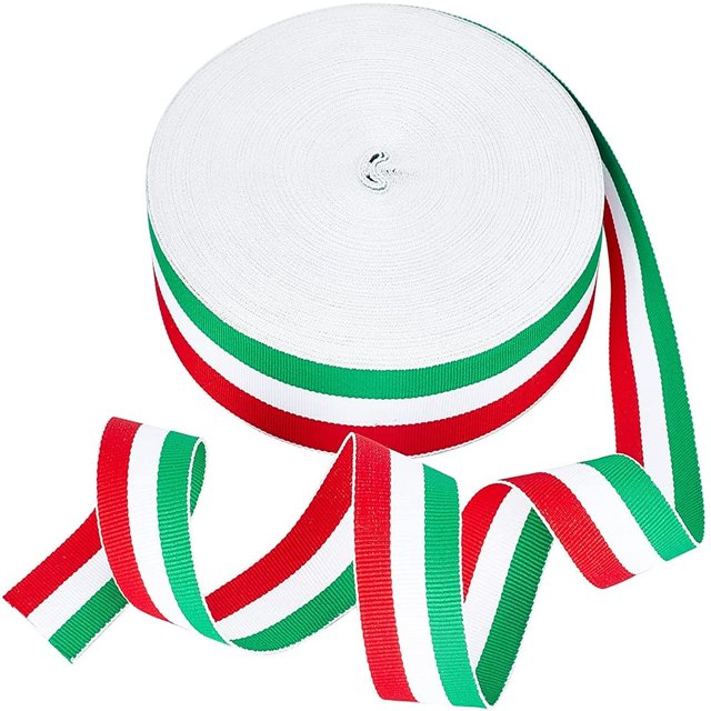 HAOAN 20Yards Blue Sky White Clouds Ribbon 1 Inch Wide Sky Clouds Polyester Ribbon 0.3mm Thick White and Blue Decorative Ribbon