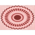 thumbnail image 1 of Ahgly Company Machine Washable Indoor Rectangle Transitional Red Area Rugs, 2' x 5', 1 of 7