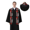 thumbnail image 4 of Haiem Firefighters USA Flag Pattern Graduation Stole 2024 | Premium Satin Sash for Graduation Ceremony, 4 of 7
