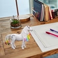 thumbnail image 4 of Estatuilla De Unicornio Arcoíris De Dibujos Animados, Adornos, Modelo De Colección De Resina Bonita, Juguete Para Dormitorio, Cabecera Y Sala De Estar Yuarrent HA038613-00, 4 of 6