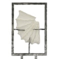 thumbnail image 2 of Ashland 12.75" Silver & White Floating Shell Tabletop Decor , Summer Home Decor, 2 of 4