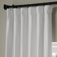 thumbnail image 3 of Half Price Drapes Signature Misty White Plush Velvet Hotel Blackout Curtains (1 Panel), 50W X 120L, 3 of 6