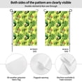 thumbnail image 2 of Easygdp Kiwi and Avocado Garden Flag Yard Flag Welcome Flag, Double-Sided, Weather Resistant for Outdoor Decor - 28"x40", 2 of 9