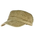 thumbnail image 1 of Baseball Cap Flat Top Washed Spring Summer Vintage Low-profile Cadet Hat for Outdoor, 1 of 11
