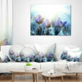 thumbnail image 4 of Designart 12" x 20" Blue Polyester Throw Pillow, 4 of 5