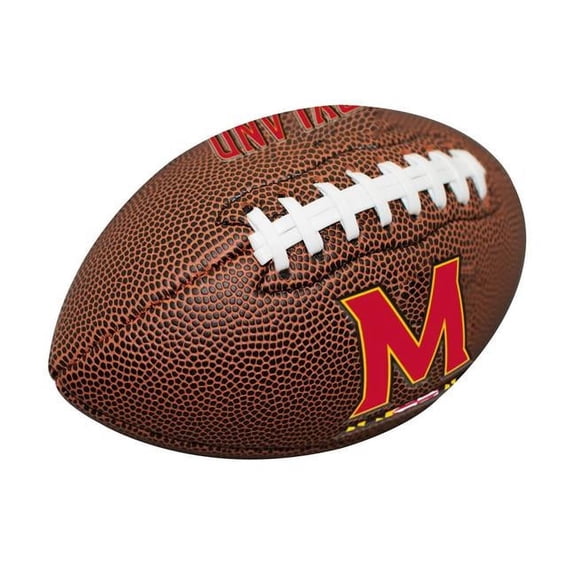Logo Brands 167-93MC-1 5.25 x 5.25 x 8 in. Maryland Mini Size Composite Football