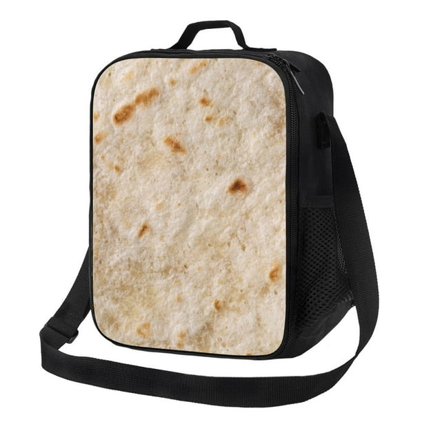 Fotbe Tortilla Lonchera Bolsa de Almuerzo para Hombres y Mujeres, Lonchera de Gran Capacidad, Bolsa de Almuerzo Reutilizable, Bolsa Térmica Aislante