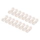 thumbnail image 1 of 16 Clips Autoadhesivos para Cables, Clips de Plástico ABS para Soporte de Cables - Blanco Sunnimix Clip de cable de red adhesivo, 1 of 8