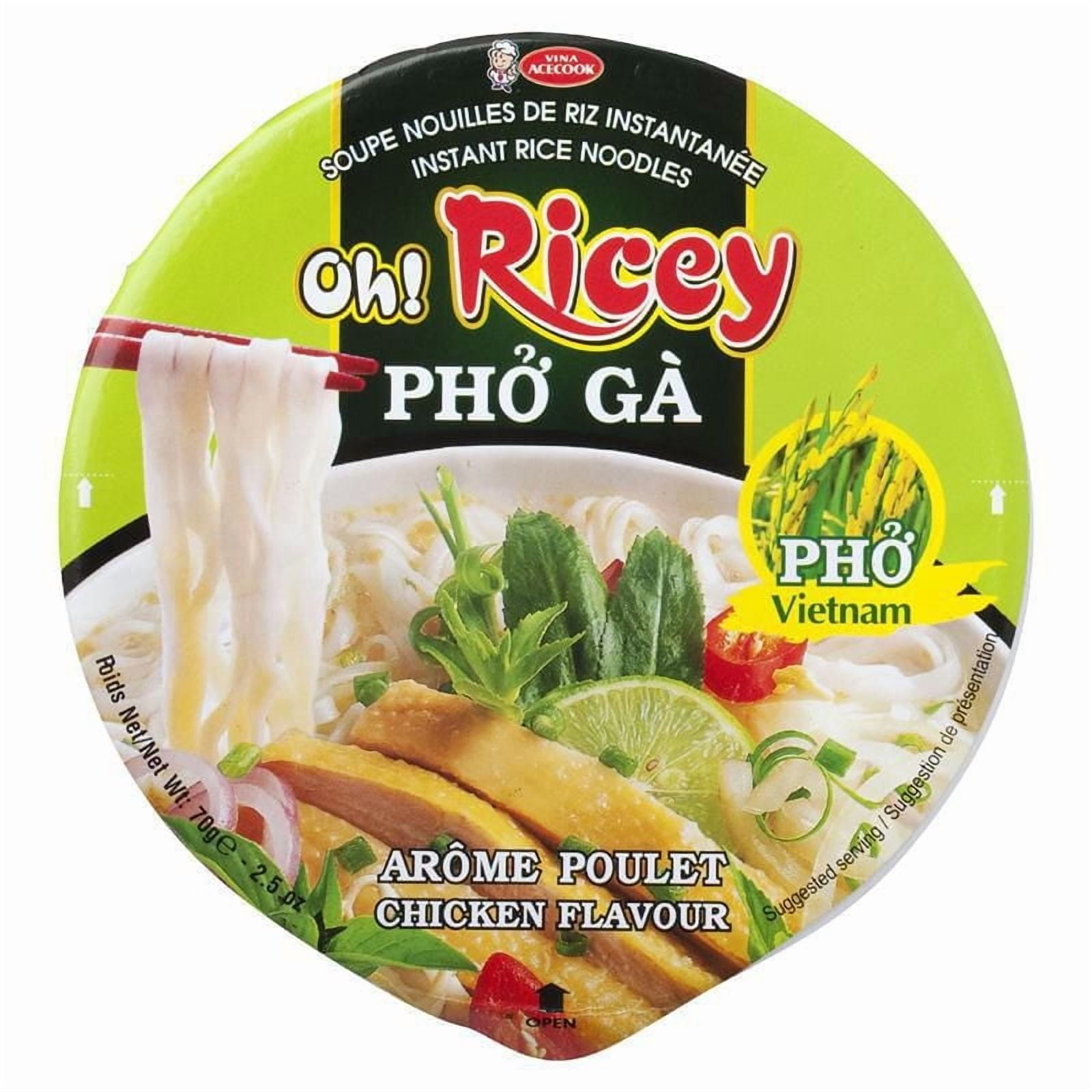 Oh! Ricey Chicken Flavour Rice Noodle Bowl