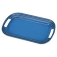 thumbnail image 1 of Le Creuset Stoneware Oval Serving Platter, 16.25", Marseille, 1 of 4