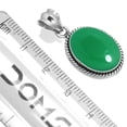 thumbnail image 2 of 925 Sterling Silver Women Jewelry Natural Green Onyx Pendant, 2 of 3