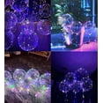 thumbnail image 2 of Balloons glow bubble balloons with light string 20 inch transparent helium balloons 20 inch transparent helium balloons LED 10 packs 1 pack glow balloons, 2 of 5