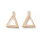 thumbnail image 2 of 304 Stainless Steel Charms Greek Alphabet Golden Letter.D 14x11x1mm Hole: 1.2mm, 2 of 2